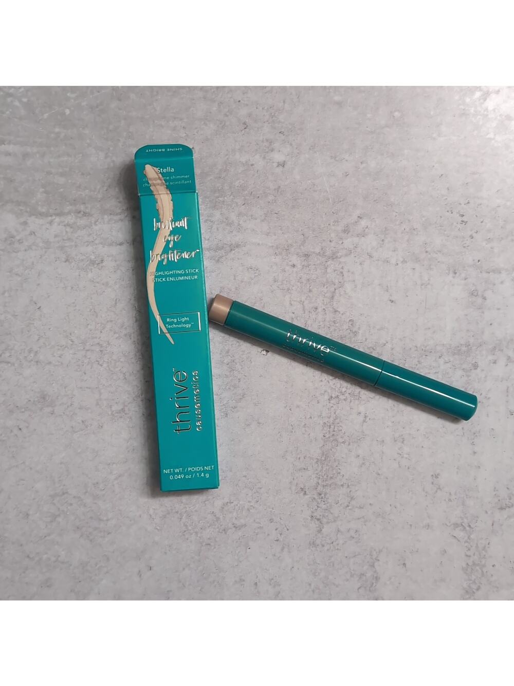 Thrive Causemetics Stella Champagne Shimmer Eye Brightener Highlighting 0.049 oz